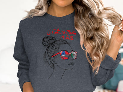 La Cultura Mixta es Bella Graphic Sweatshirt product type