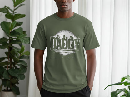 Personalized Daddy T-Shirt Graphic Tee Gift product