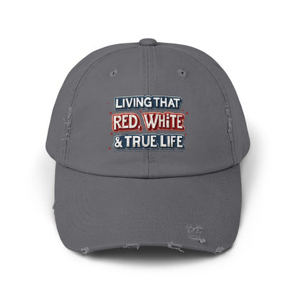 Living That Red White True Life Statement Cap product type