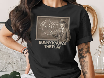 Bunny Knows The Play Graphic T-Shirt Product