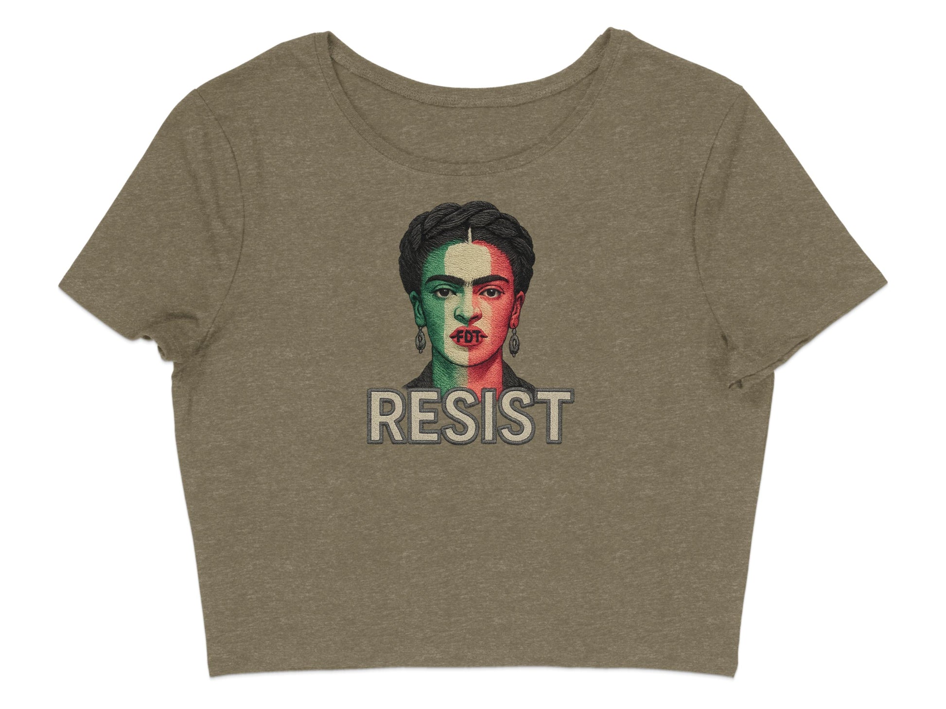 Resist Graphic Women's Crop Top Product