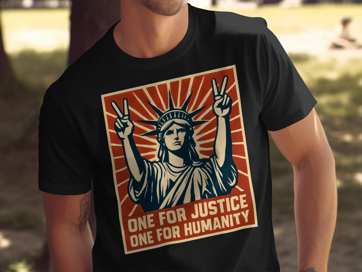 One For Justice One For Humanity Graphic T-Shirt product