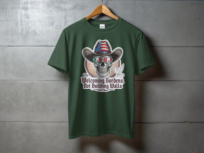 Welcoming Borders Not Building Walls T-Shirt product type