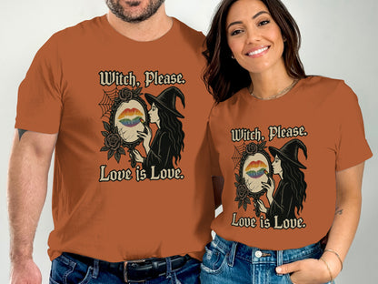 Witch Please Love is Love Halloween T-shirt product type