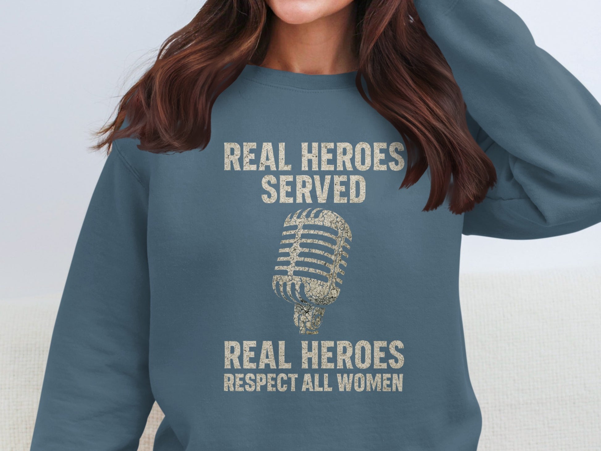 Real Heroes Respect All Women Sweatshirt product