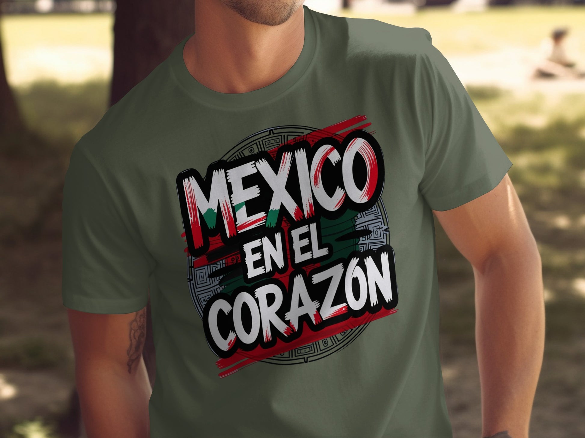 Mexico En El Corazon Graphic T-shirt product type