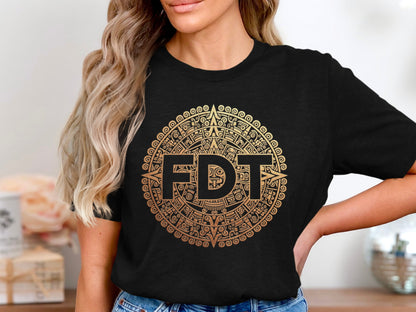Stylish FDT Graphic Print Casual Tee product type