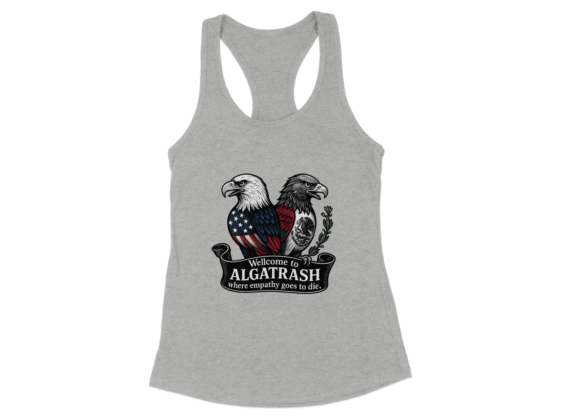 Welcome to Algatrash Eagle Graphic Tank Top product type