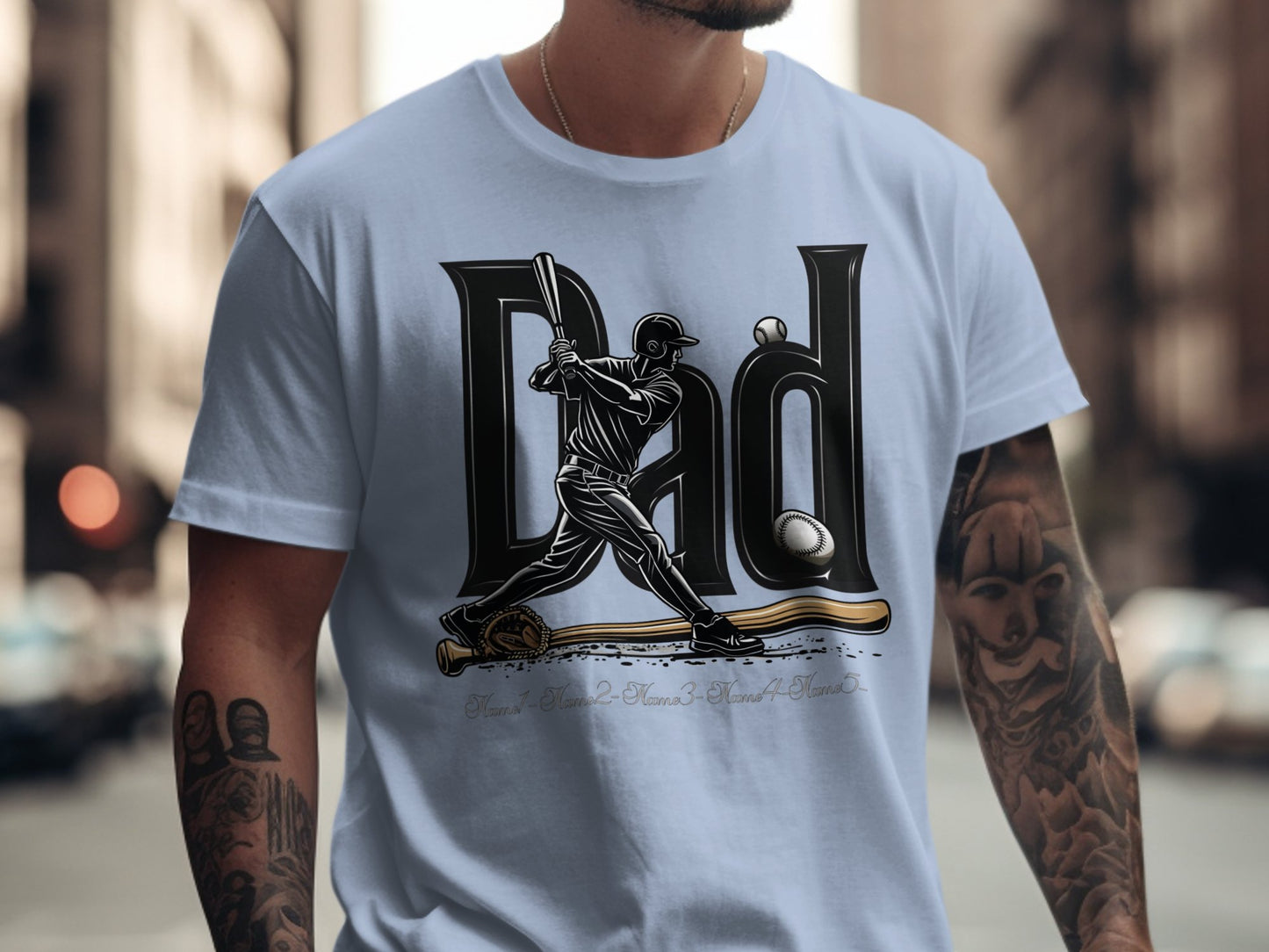 Dad Baseball Player Hitting Home Run T-shirt product