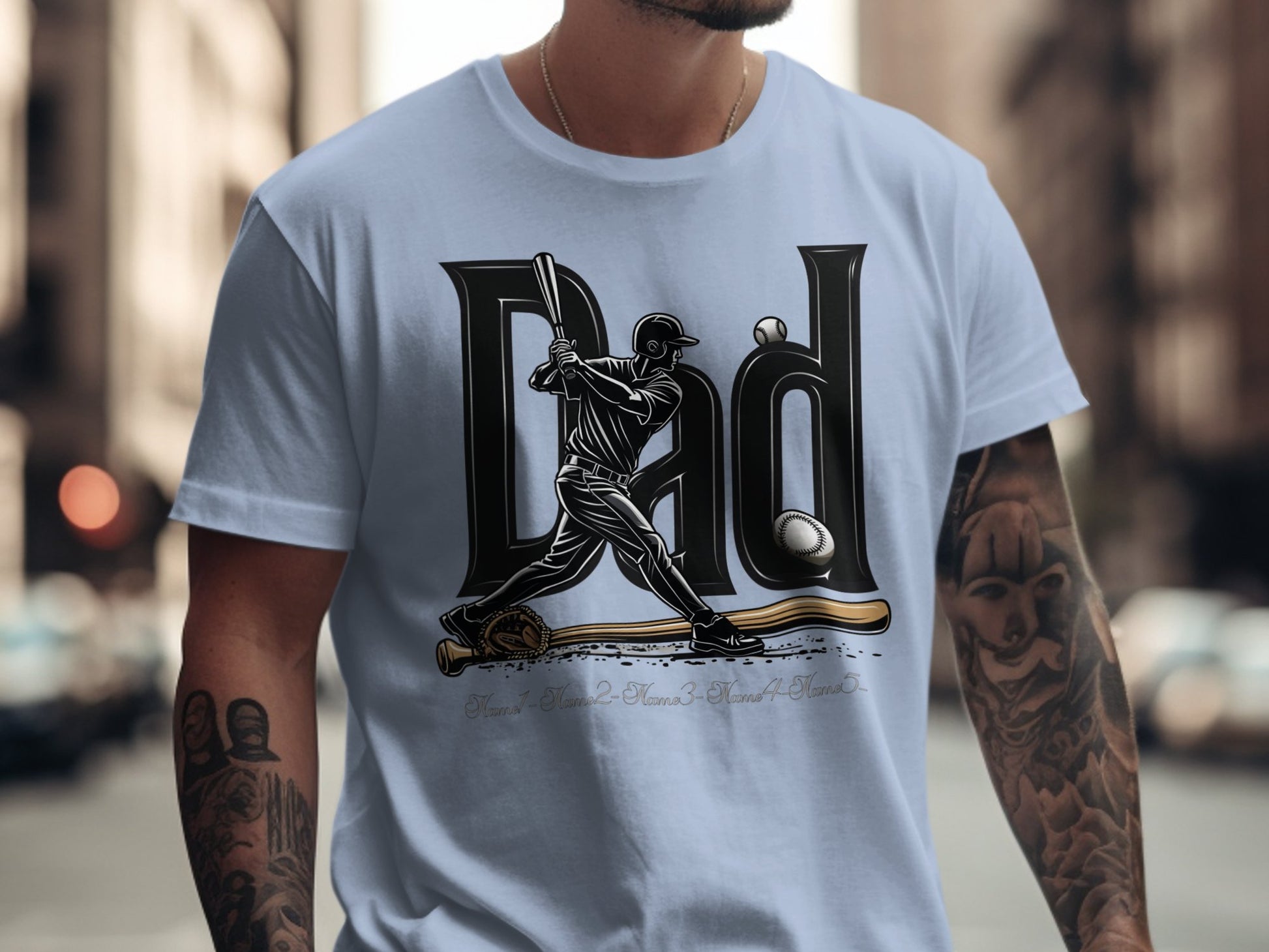 Dad Baseball Player Hitting Home Run T-shirt product