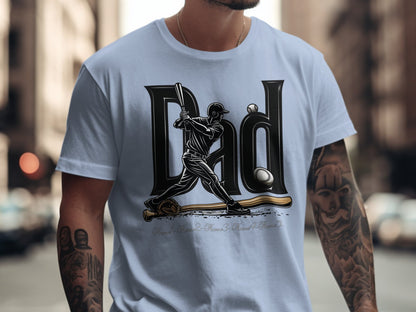 Dad Baseball Player Hitting Home Run T-shirt product