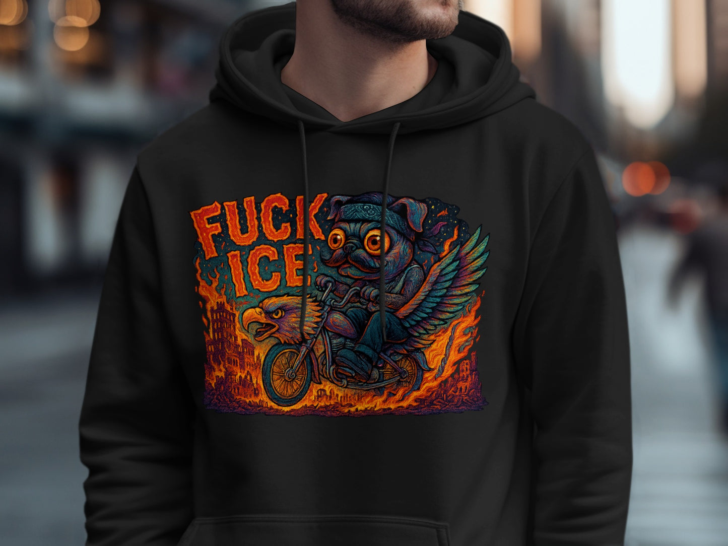 Bold Graphic Artwork Streetwear Hoodie product
