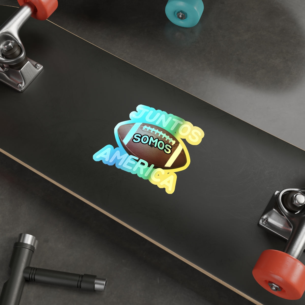 Juntos Somos America Football Themed Skateboard