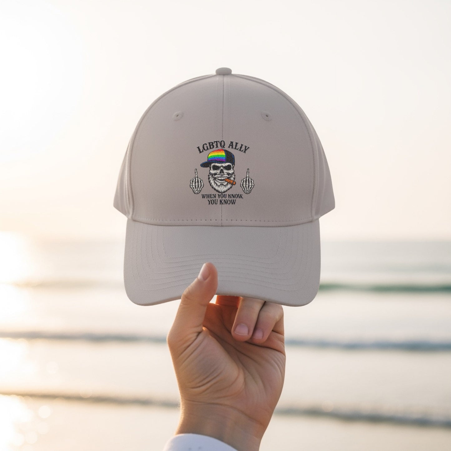LGBTQ Ally Pride Hat Supportive Message Cap product