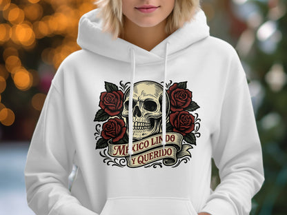 Mexico Lindo y Querido Skull Hoodie product