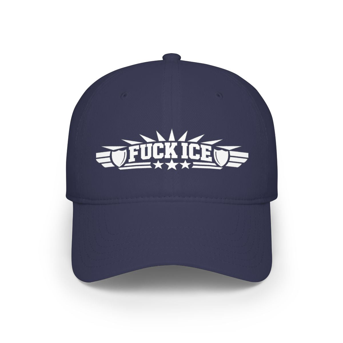 Fuck Ice Baseball Hat With Bold Graphic Design