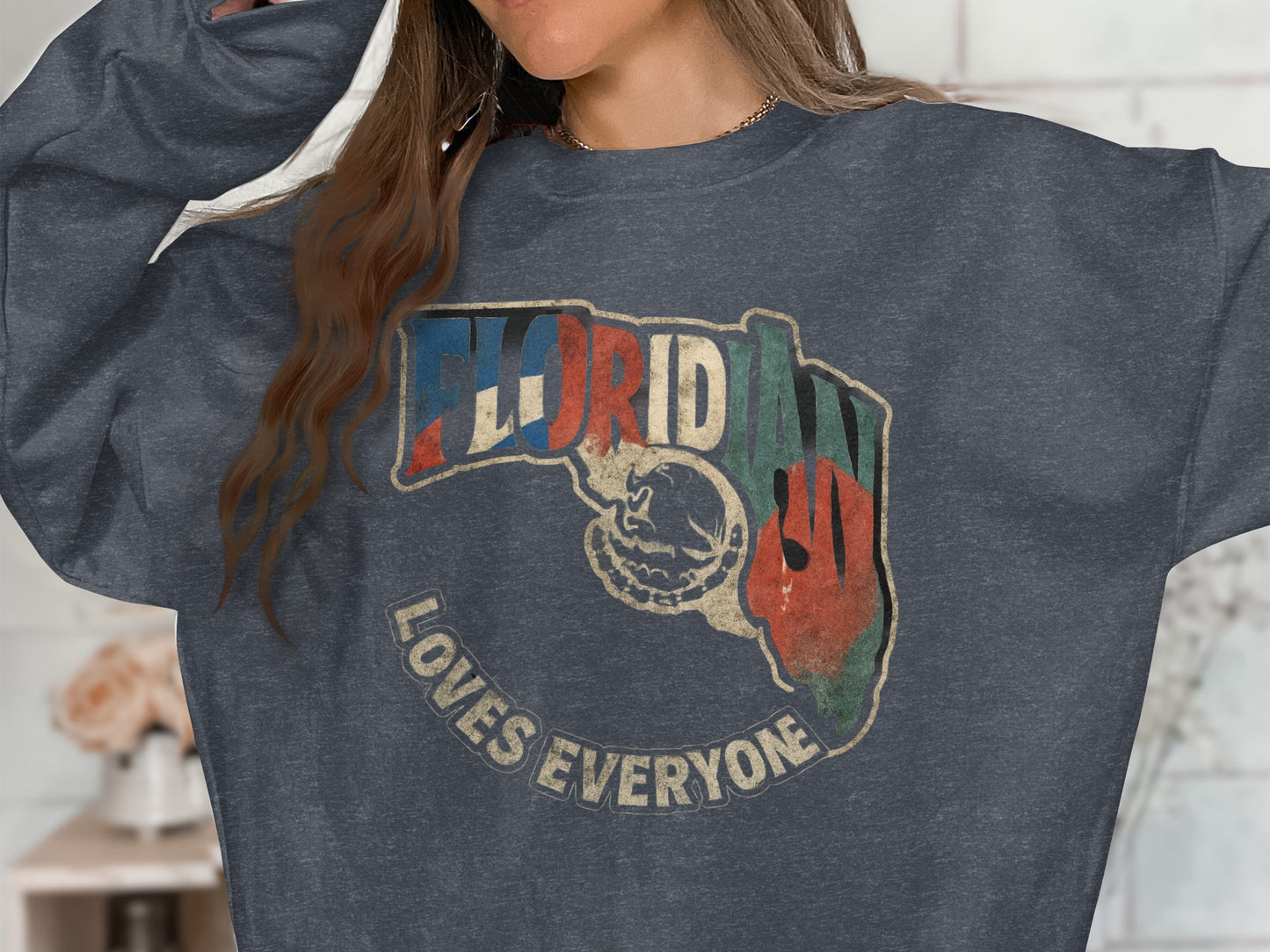 Floridian Loves Everyone Graphic Hoodie product type