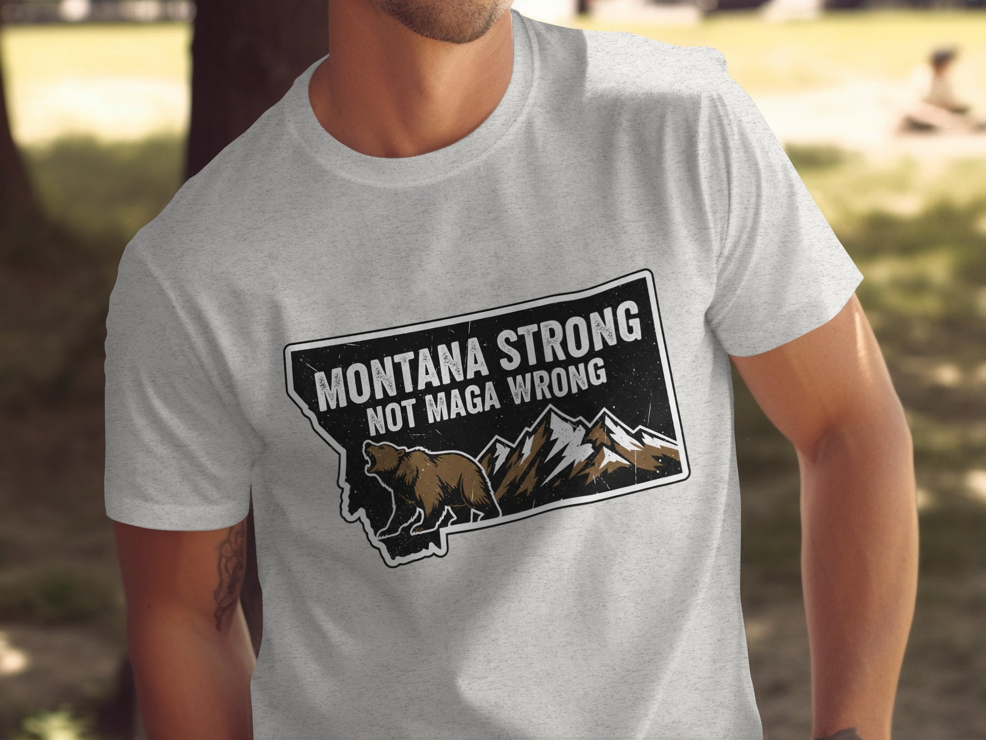 Montana Strong Not MAGA Wrong T-shirt product