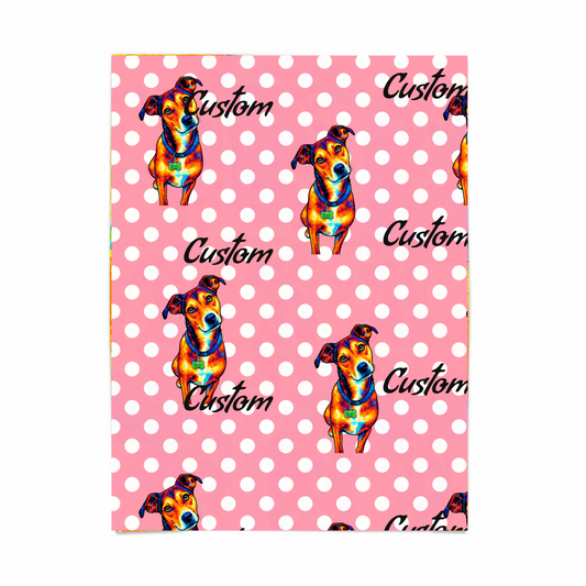 Custom Personalized Unique Gift Pop Art Style, Pet Gift or Family Gift Velveteen Plush Blanket