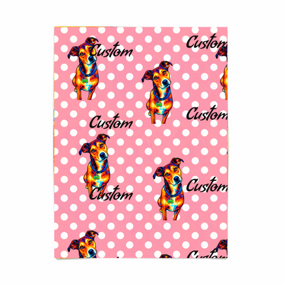 Custom Personalized Unique Gift Pop Art Style, Pet Gift or Family Gift Velveteen Plush Blanket