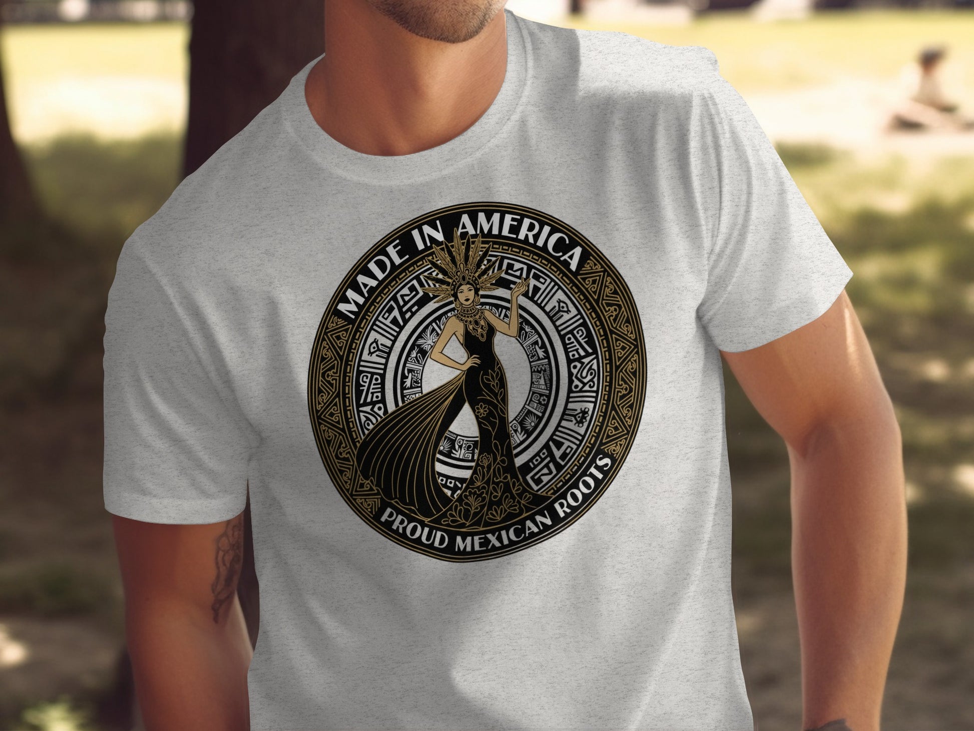 Made in America Proud Mexican Roots Graphic Tee product