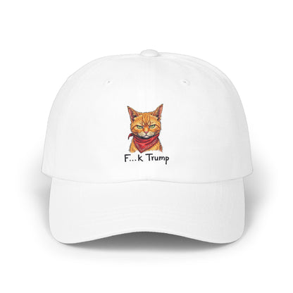 F..k Trump Funny Cat Illustration Dad Hat product