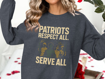 Patriots Respect All Serve All Sweatshirt Product