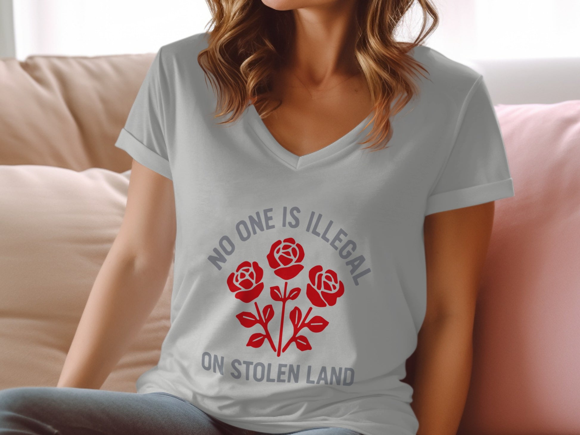 No One Is Illegal On Stolen Land T-shirt product type