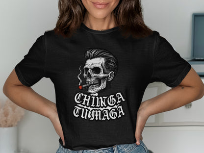 Stylish Skull Graphic Chinga Tumaga T-shirt product