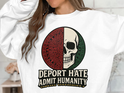 Deport Hate Admit Humanity Sweatshirt Product