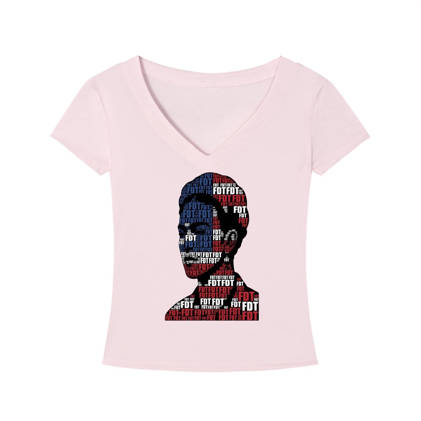 FDT Frida Tee Tencel Slim Fit V-Neck T-Shirt
