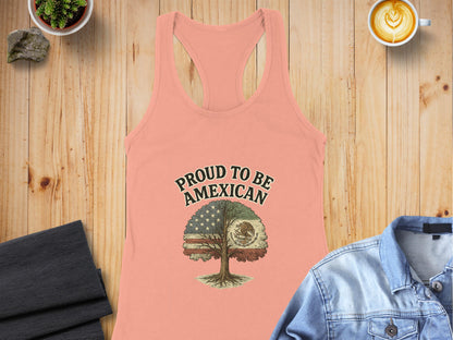 Proud to Be Amexican Tree Graphic Tank product