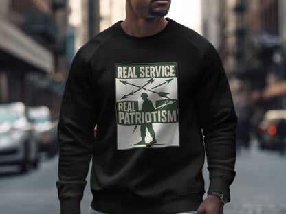 Real Service Real Patriotism Graphic Sweatshirt product
