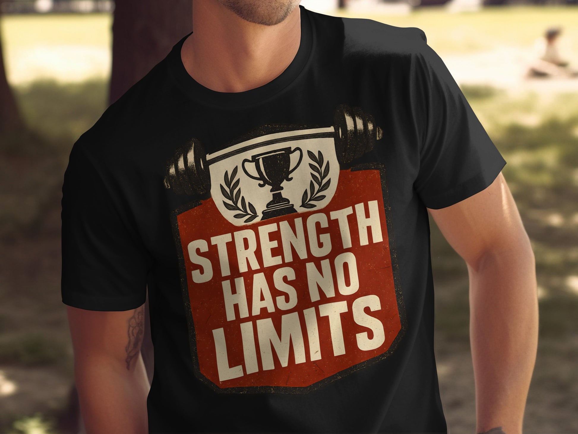 Strength Has No Limits Motivational T-Shirt