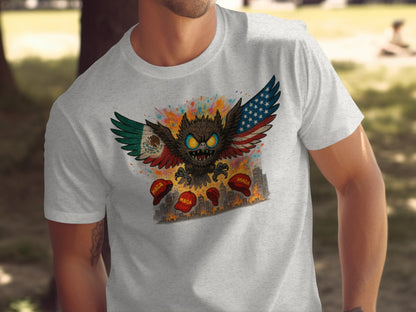 Vibrant Monster Design Men's Casual T-Shirt product