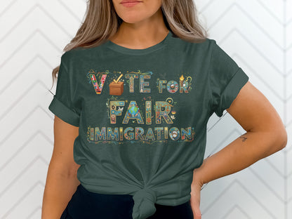 Vote For Fair Immigration Graphic Tee