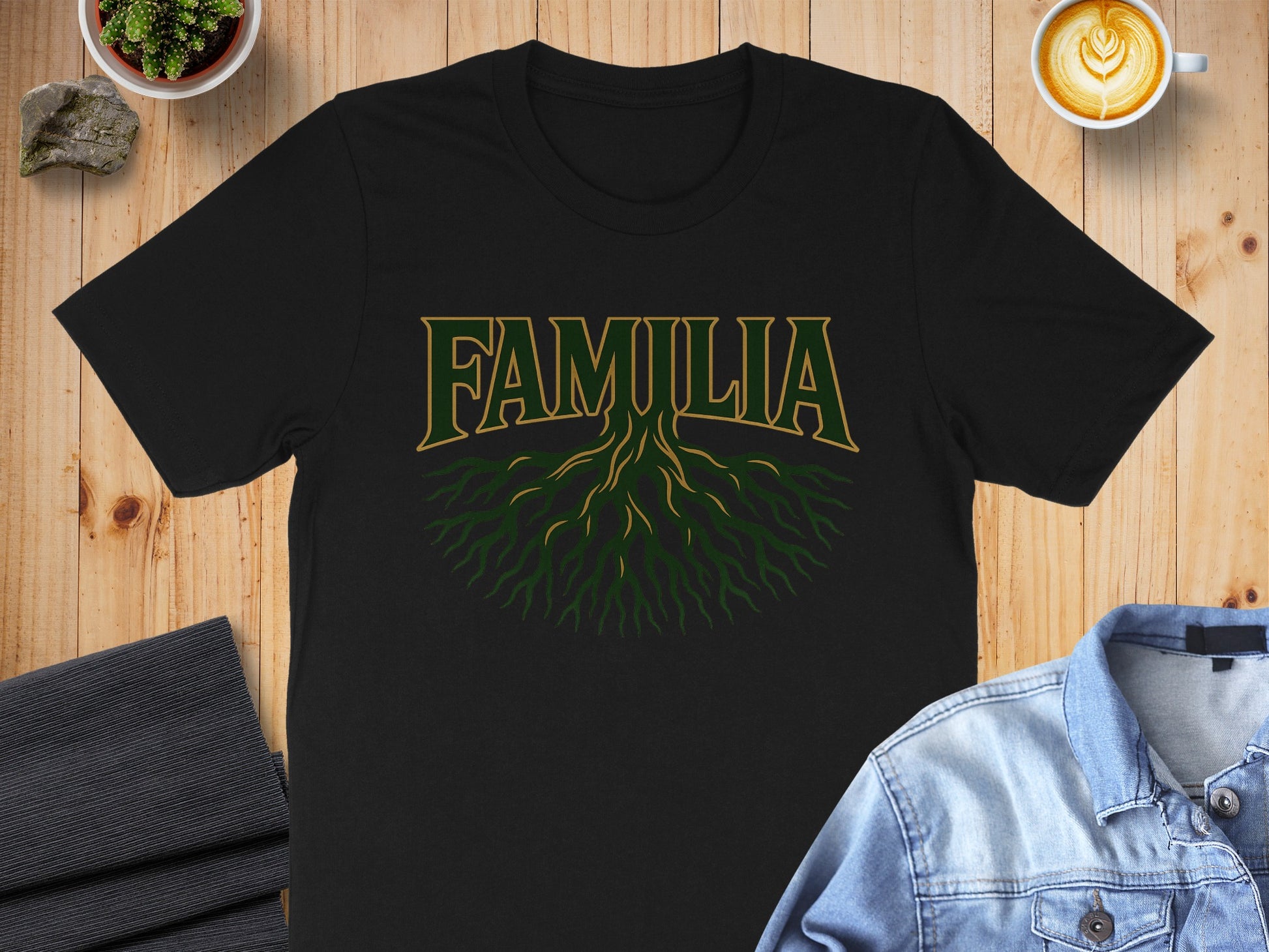 Familia Roots Graphic Design T-Shirt product