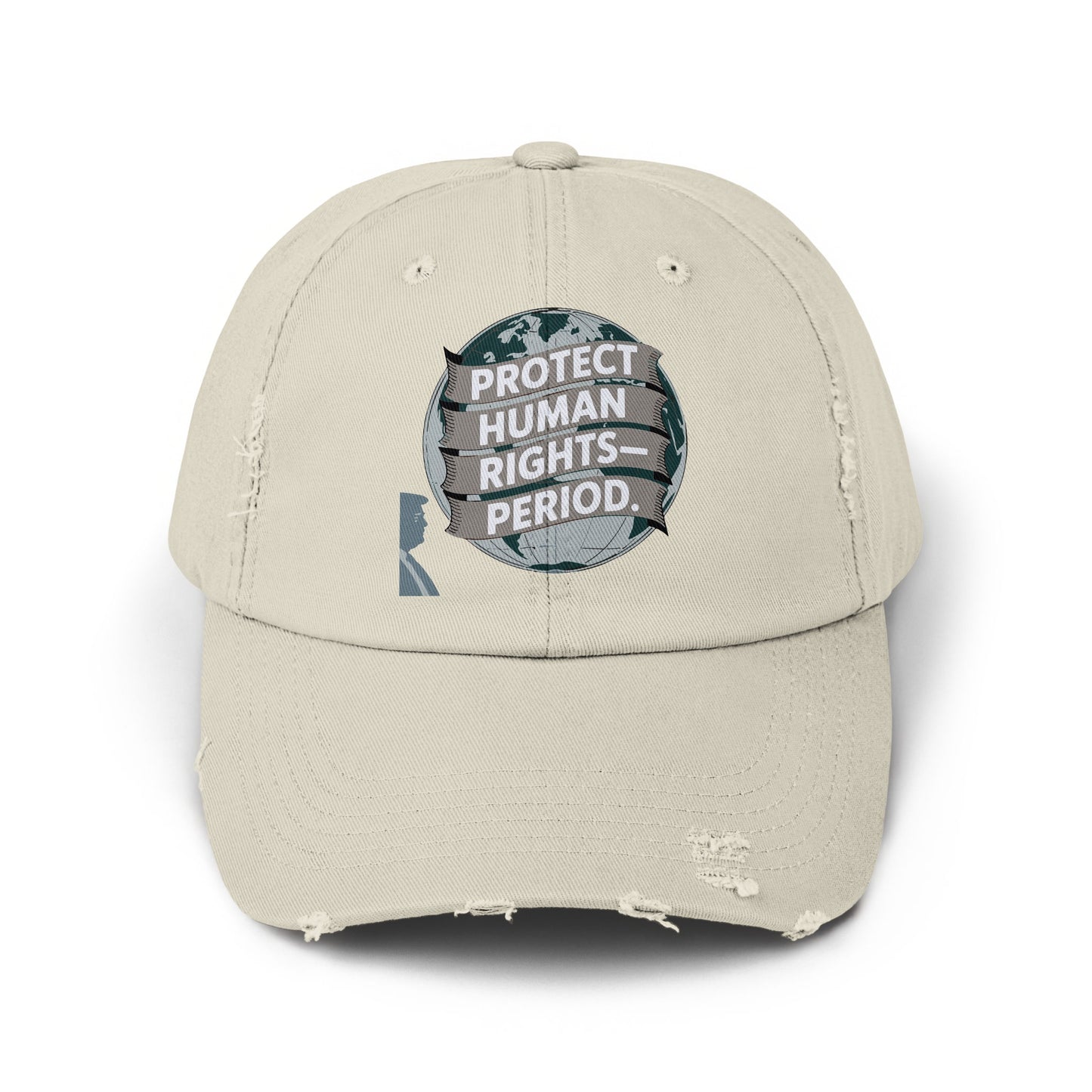 Protect Human Rights Period Distressed Hat product