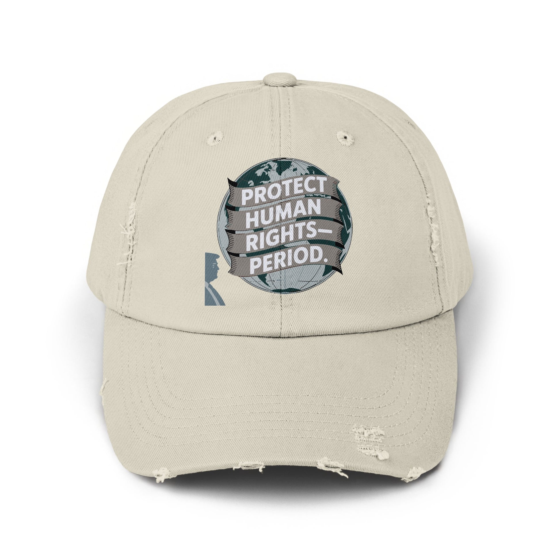 Protect Human Rights Period Distressed Hat product