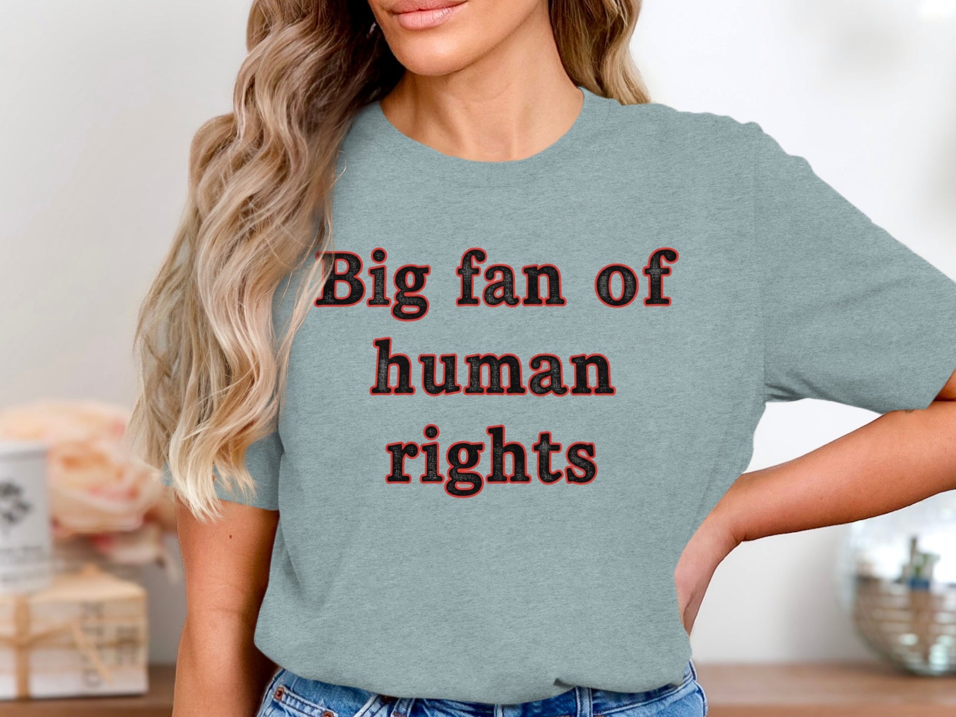 Big fan of human rights shirt