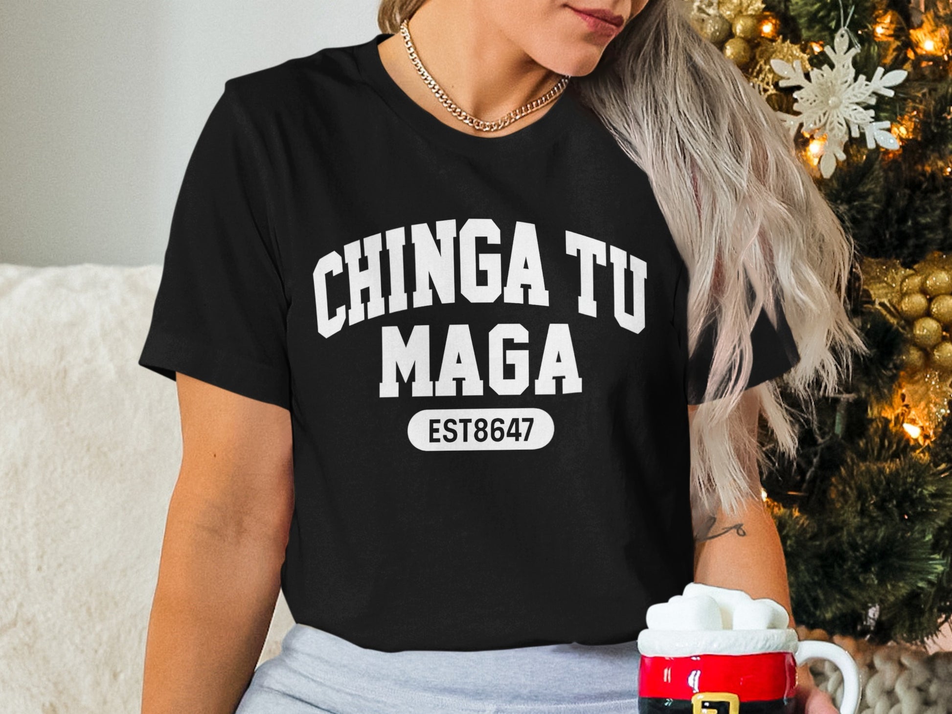 Chinga Tu Maga Est8647 Graphic Shirt