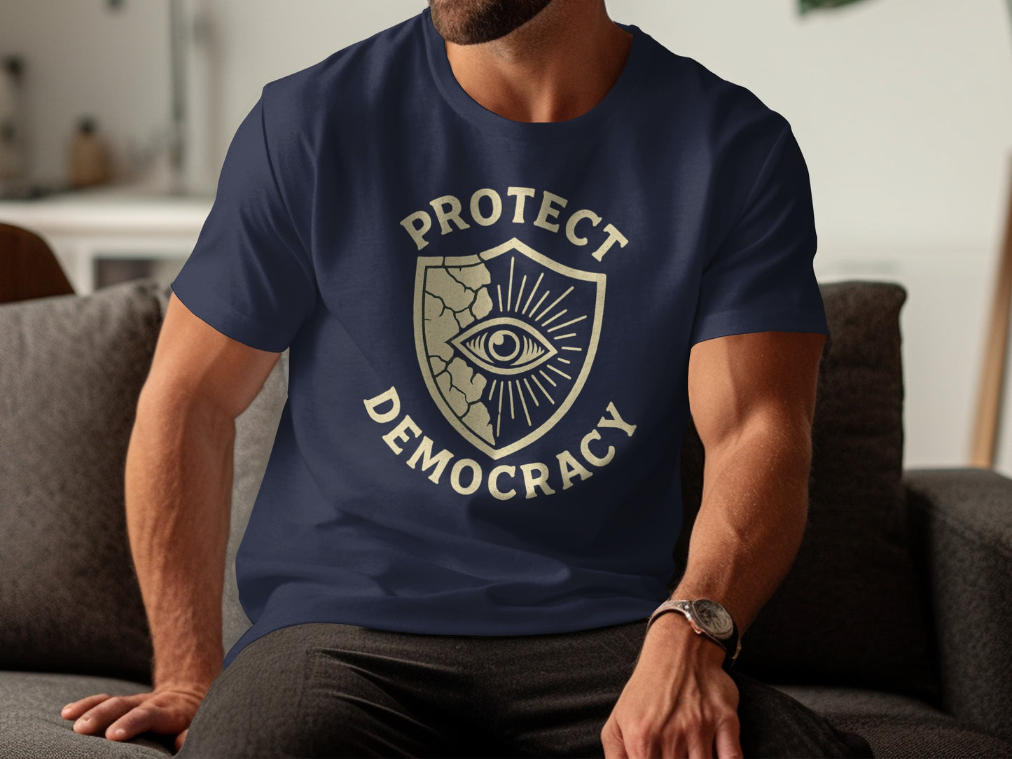 Protect Democracy Statement T-Shirt product type