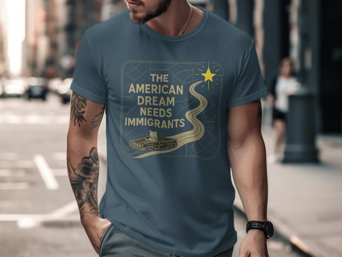 The American Dream Needs Immigrants Inspirational Tee
