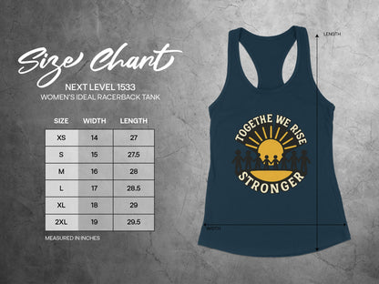 Together We Rise Stronger Women's Tank