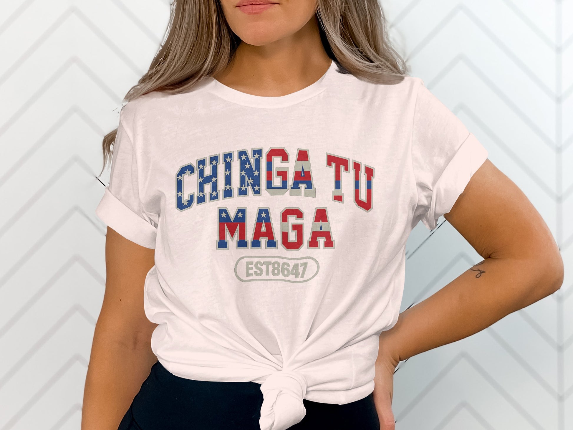 Chinga Tu Maga Est8647 Graphic Tee Shirt