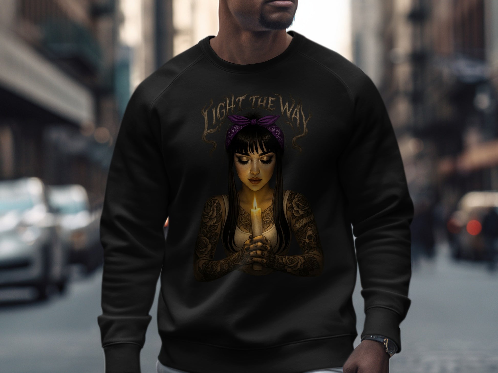 Light The Way Gothic Sweatshirt product type