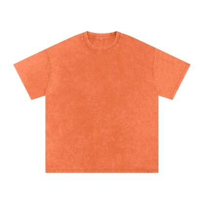 La migra me la pela Snow Washed Oversized Cotton T-Shirt