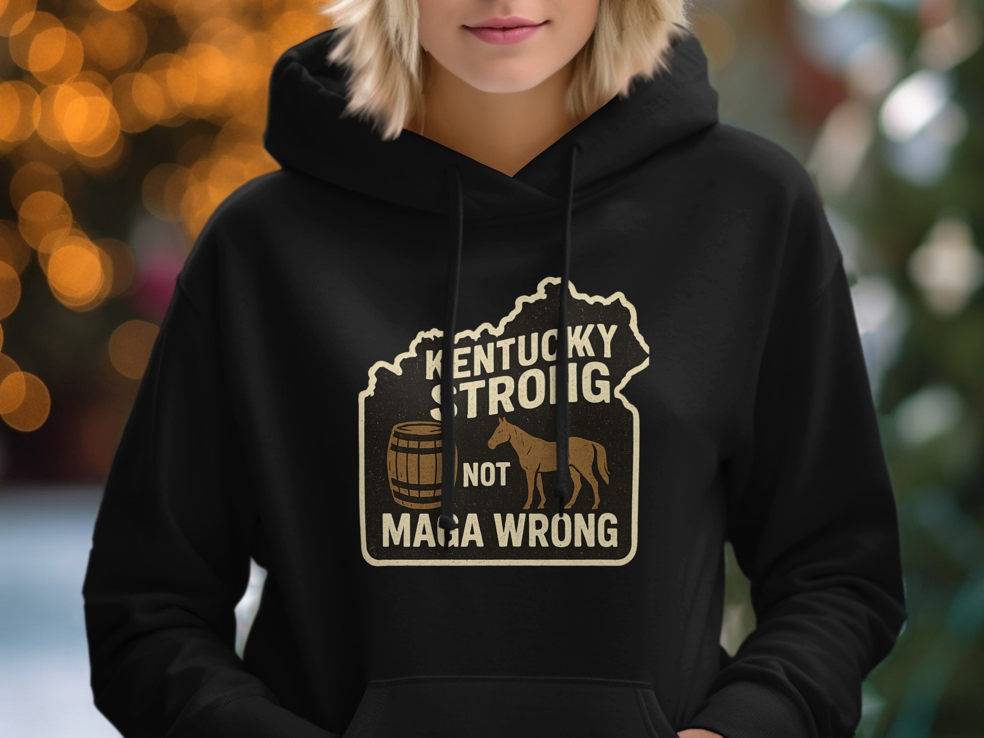Kentucky Strong Not Maga Wrong Hoodie product