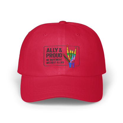 Ally and Proud Statement Cap Clothing Apparel product