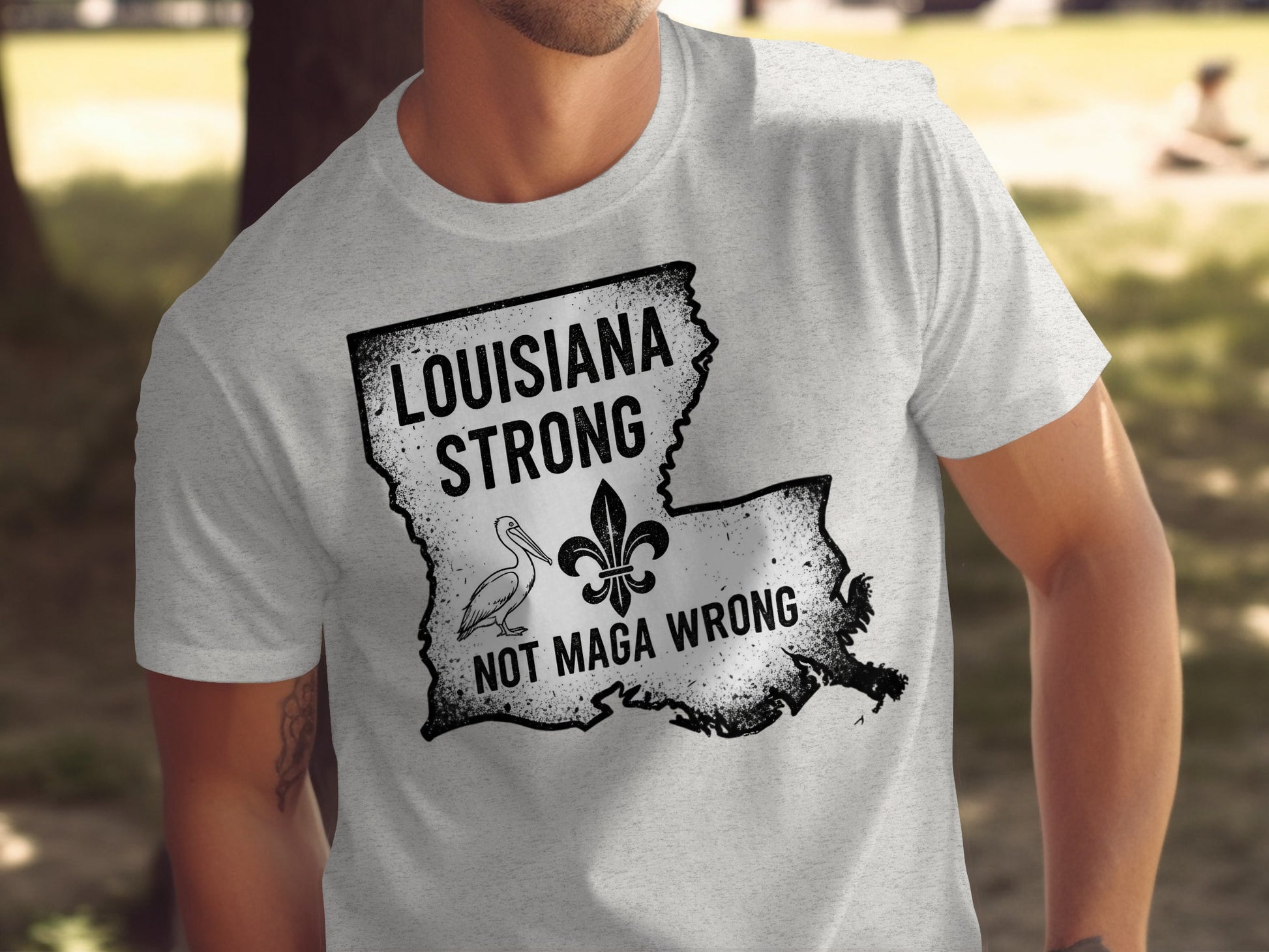 Louisiana Strong Not Maga Wrong T-shirt product type